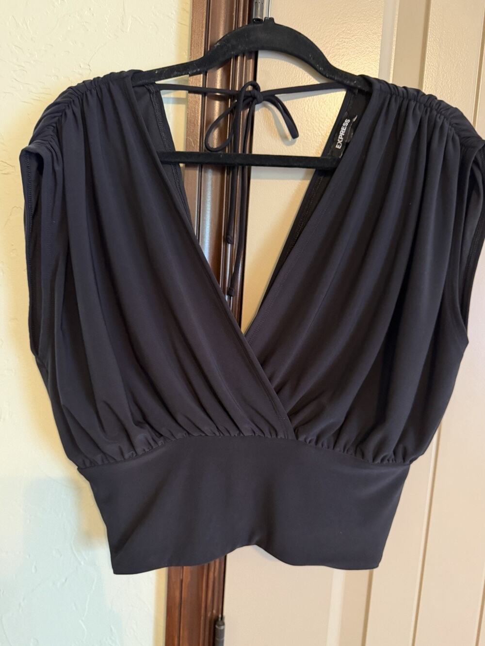 Express Women's Size M Black Blouse